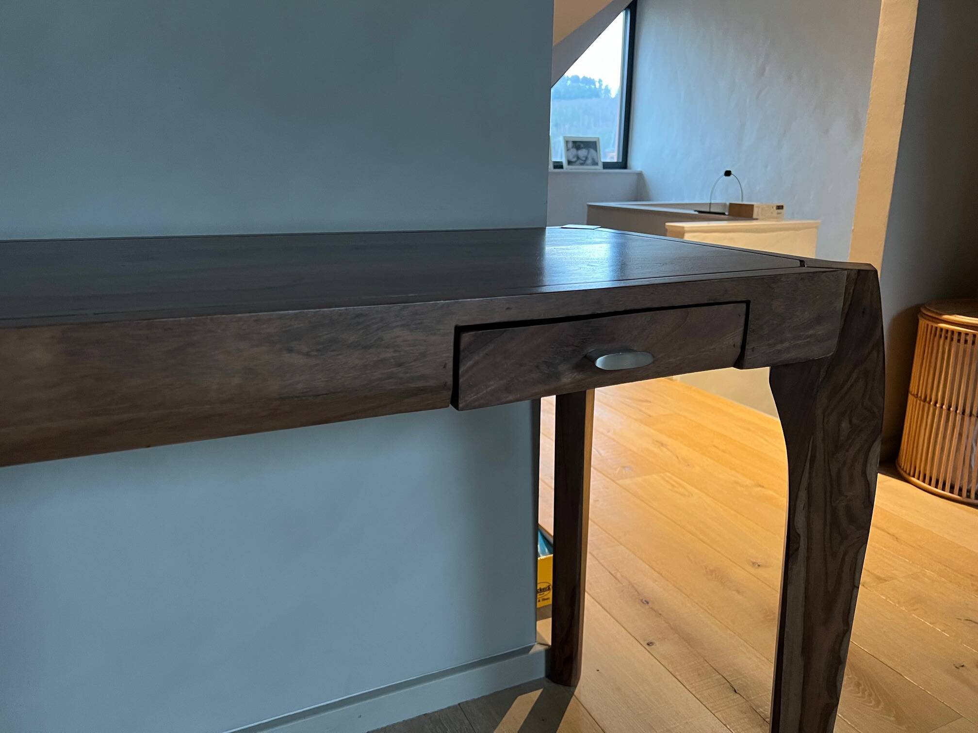 Solid rosewood console