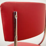 Italian Chrome Dinning Chairs, 1950s, Set of 2
