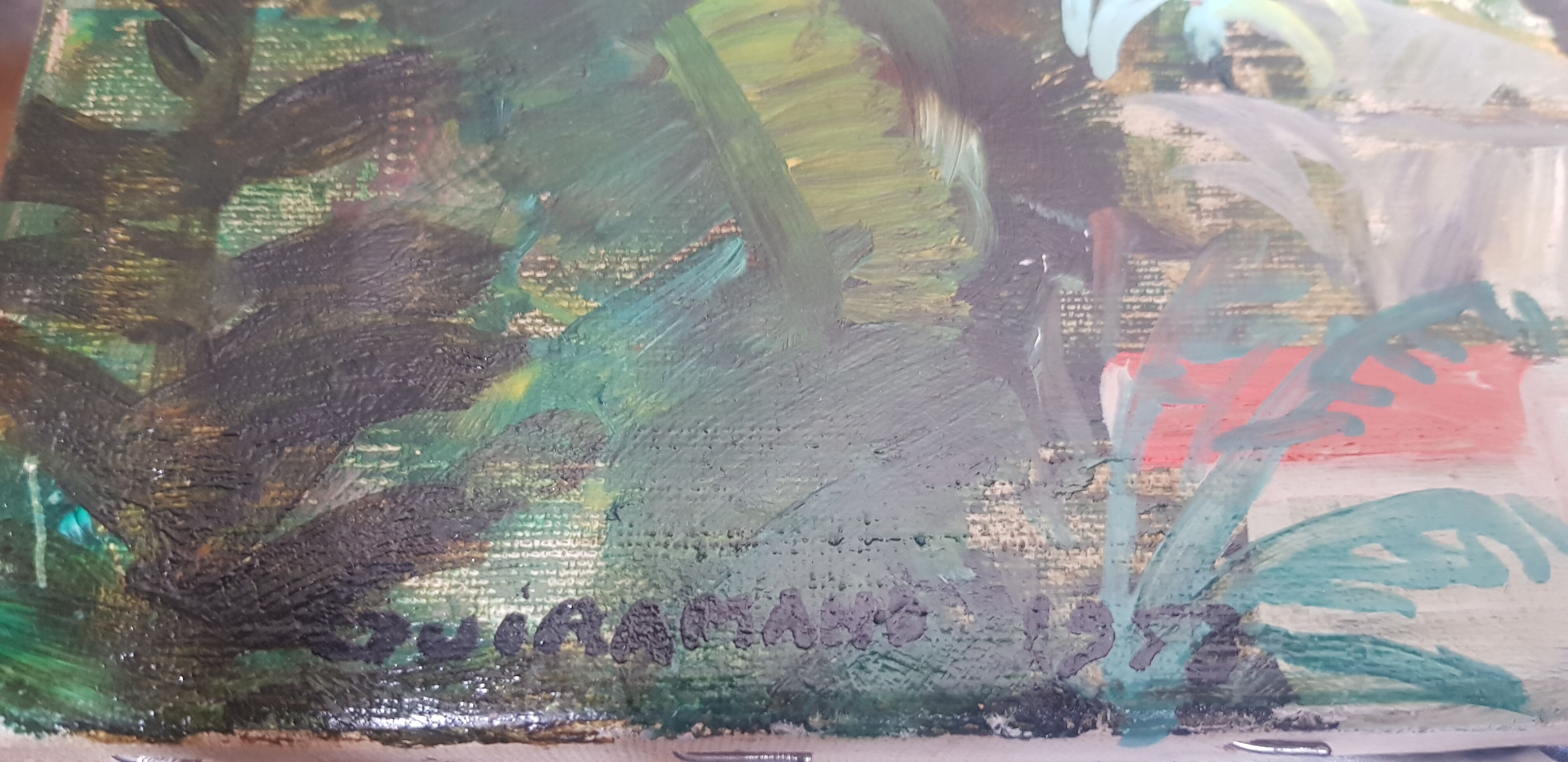 Paul Guiramand oil on canvas