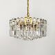 Large Austrian Palazzo Ice Glass Chandelier by J.T. Kalmar