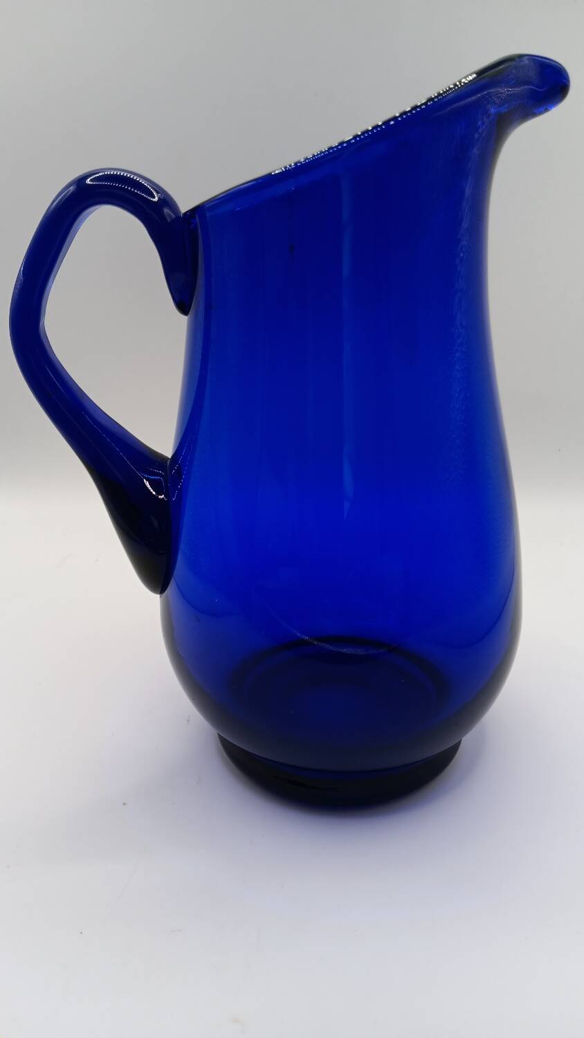 Holmegaard - Pichet / vase en verre Bleu de Bristol de Per Lutken