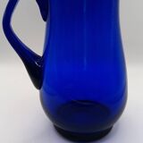 Holmegaard - Pichet / vase en verre Bleu de Bristol de Per Lutken