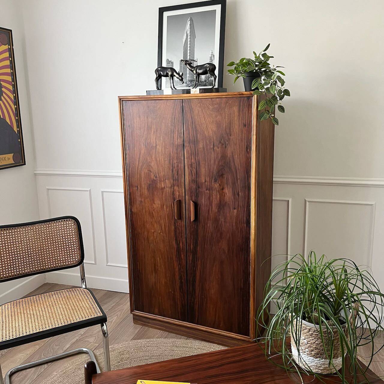Rosewood wardrobe