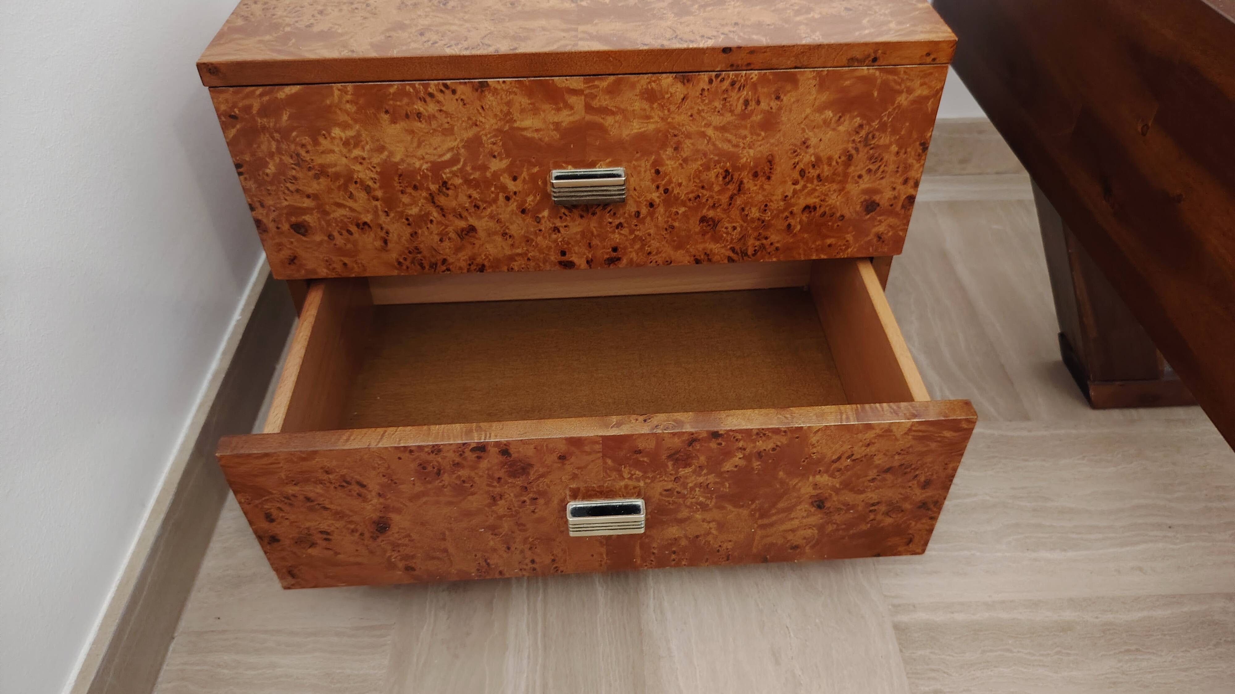 Willy rizzo bedside tables 70s