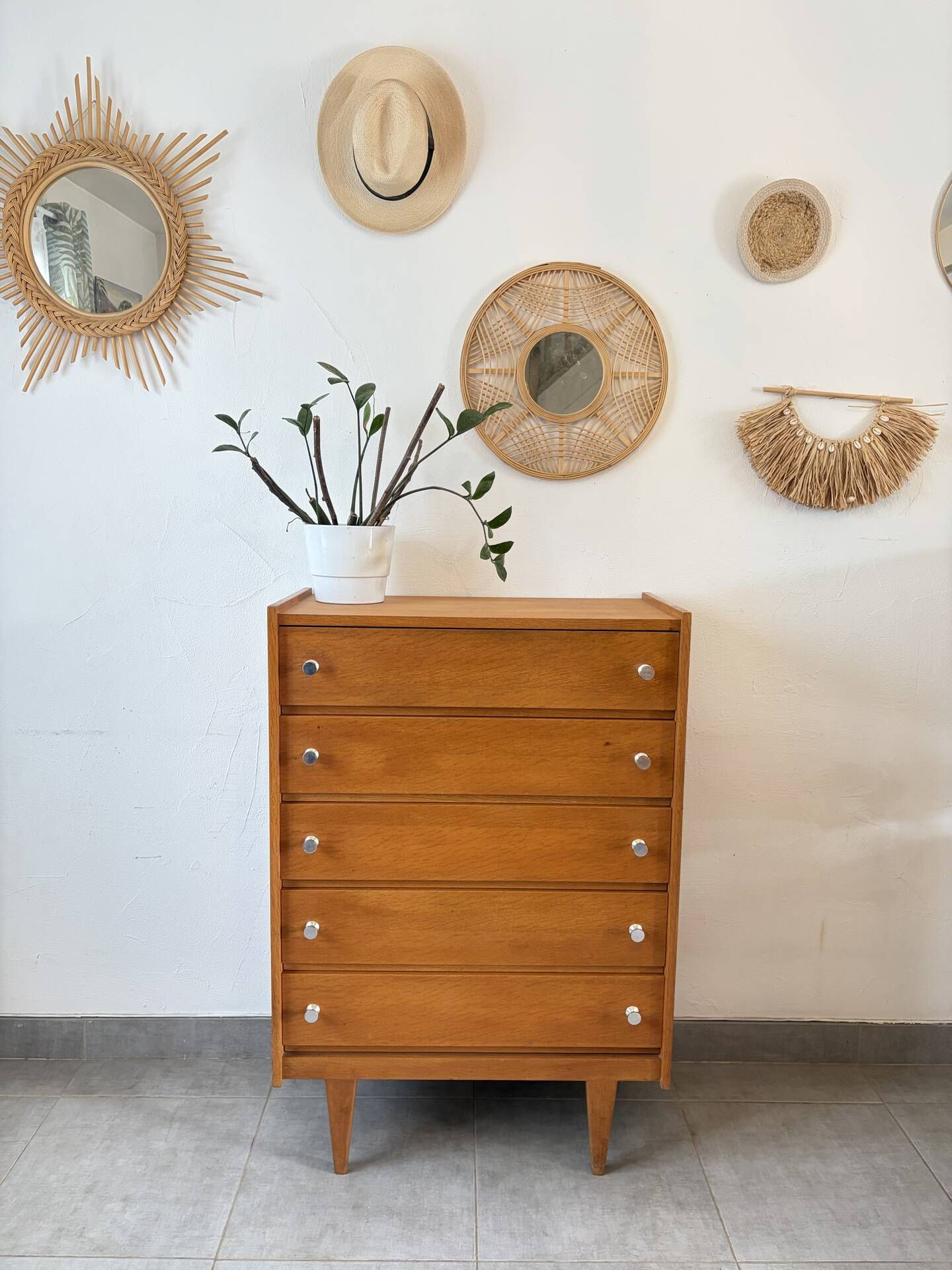 Scandinavian vintage chest of drawers / dresser