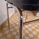 Table et chaises formica bleu