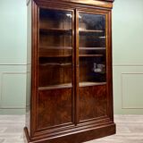 Mahogany Bookcase From Cuba, Restoration Period, 19th Century