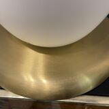 Murano Glass Egg Shaped Table Lamps, 1980s, Set of 2