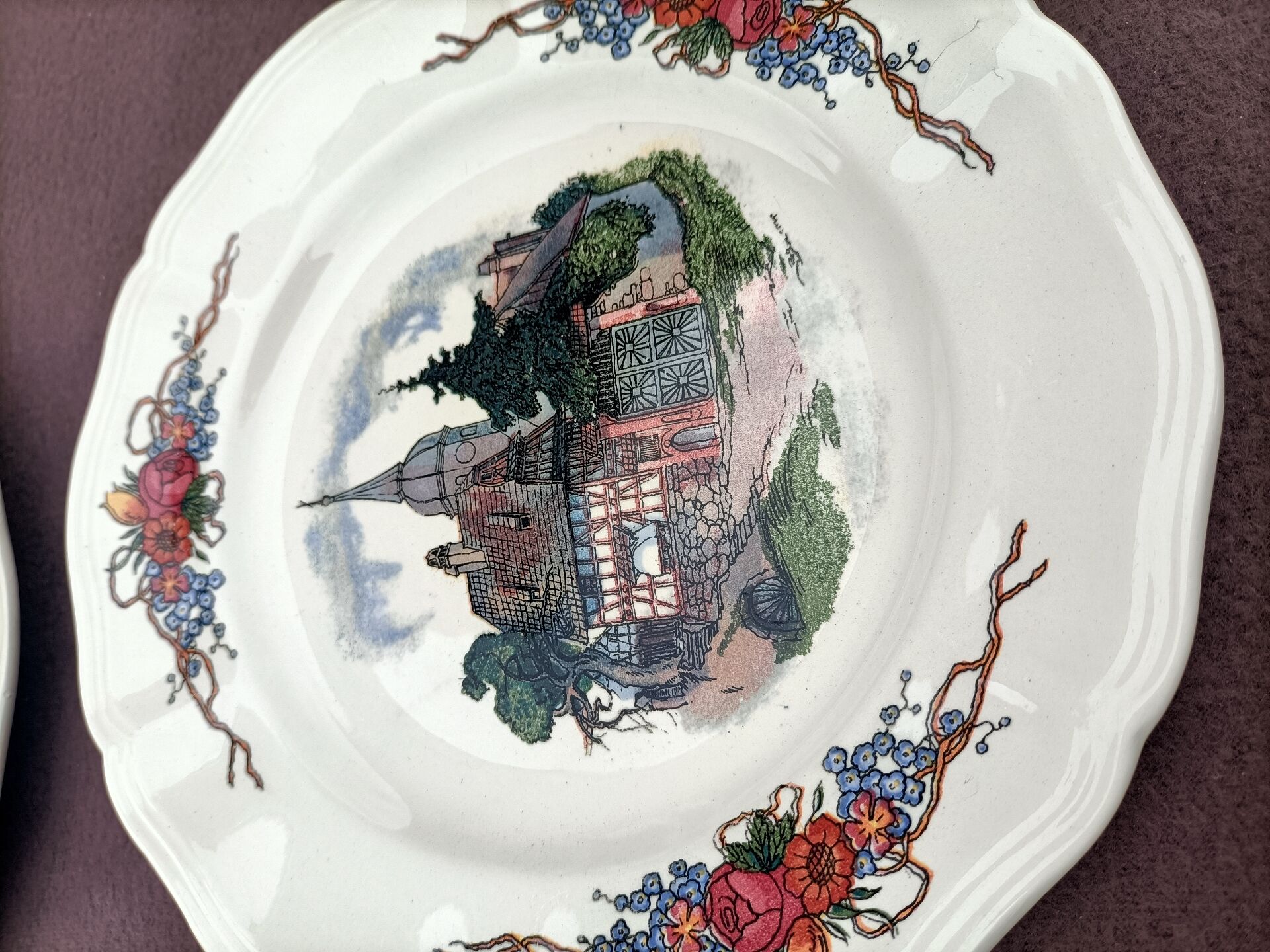 Digoin Sarreguemines plates