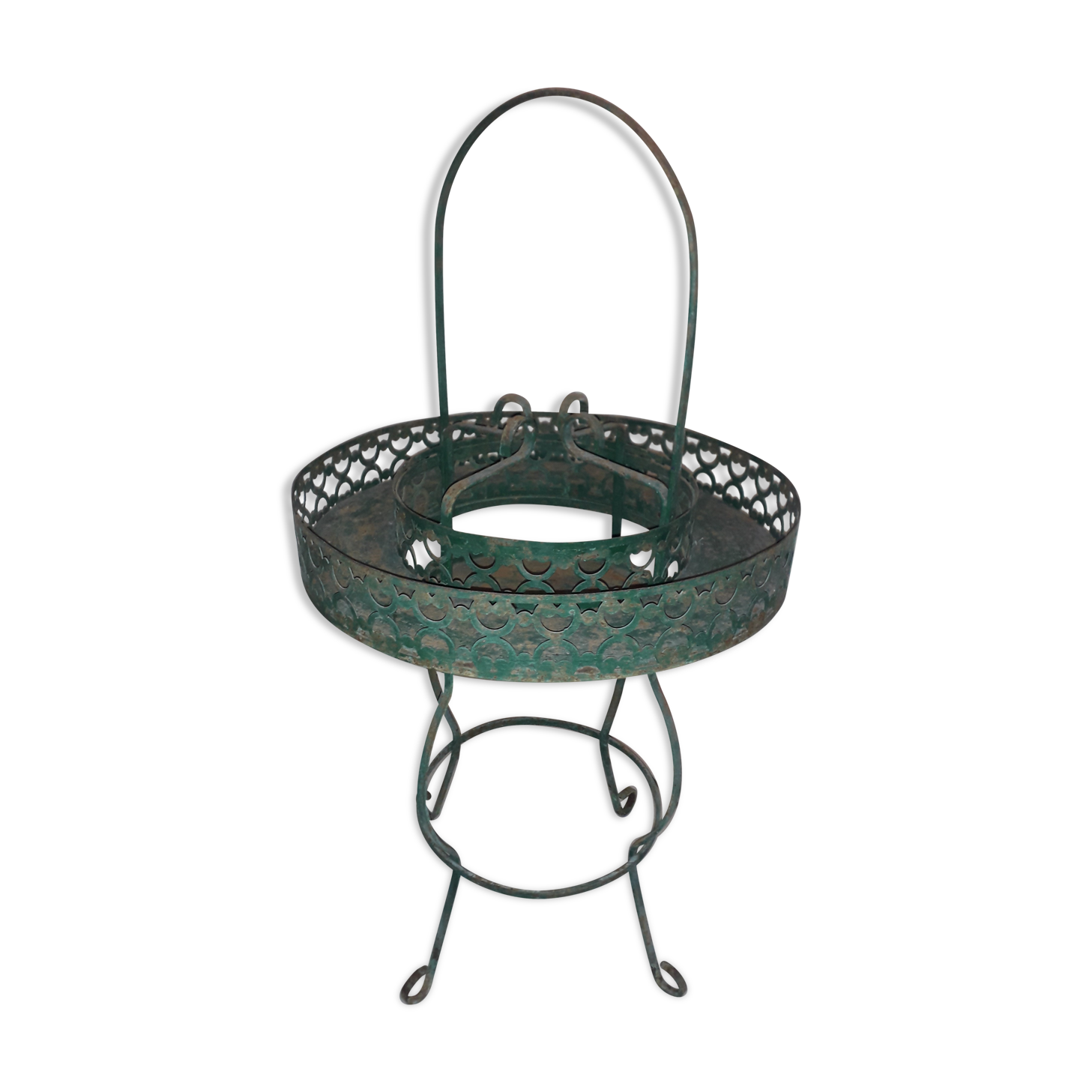 Vintage portable metal bar