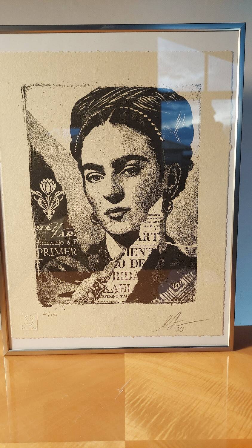 Signed lithograph