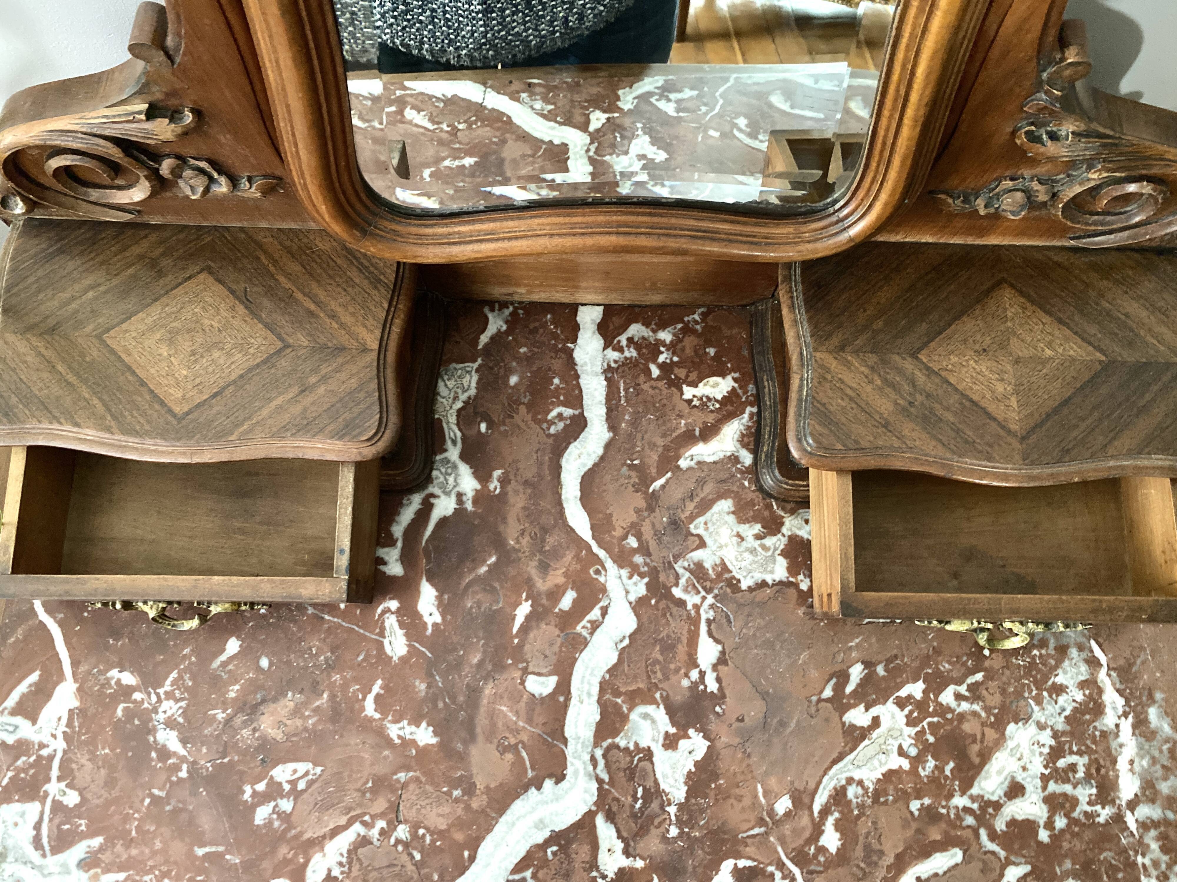 Dressing table Art Deco marble