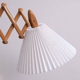 Oak scissors wall lamp Le Klint 1950s Denmark