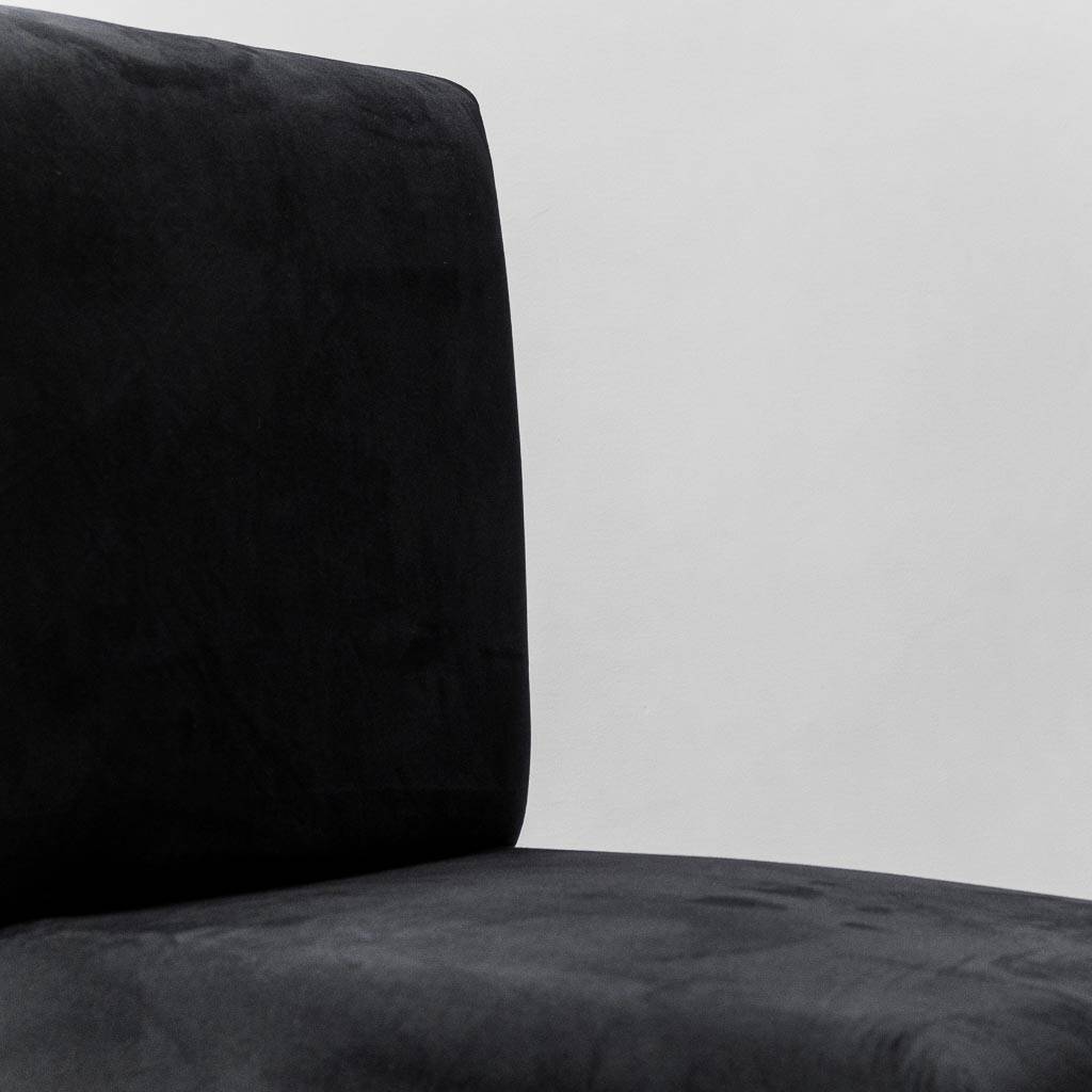 set di quattro sedie velluto legno anni '70 vintage modernariato