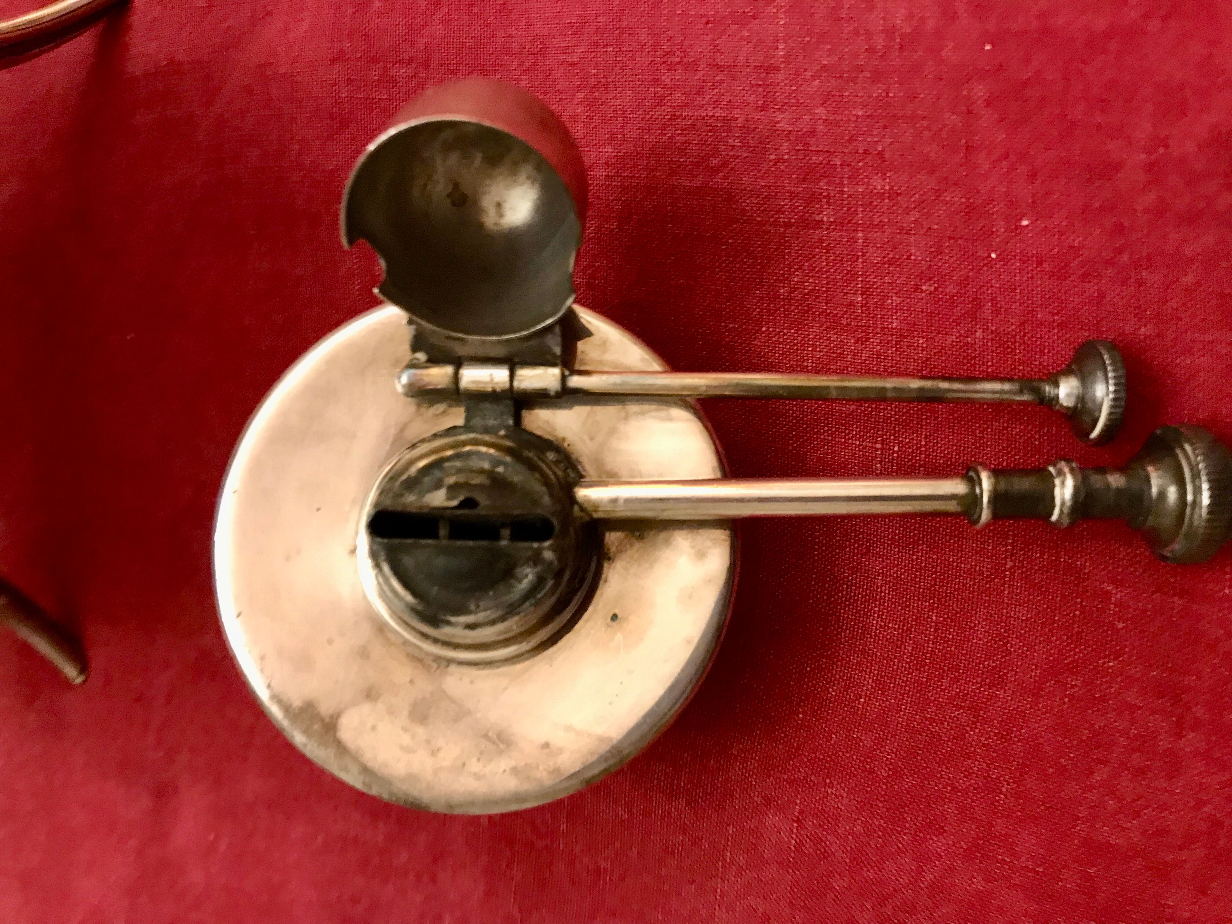 Door Toast Heated Silver Metal