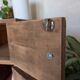 Old small workshop furniture made of wood.