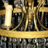 Bronze chandelier and 19th century stamps 6 fires