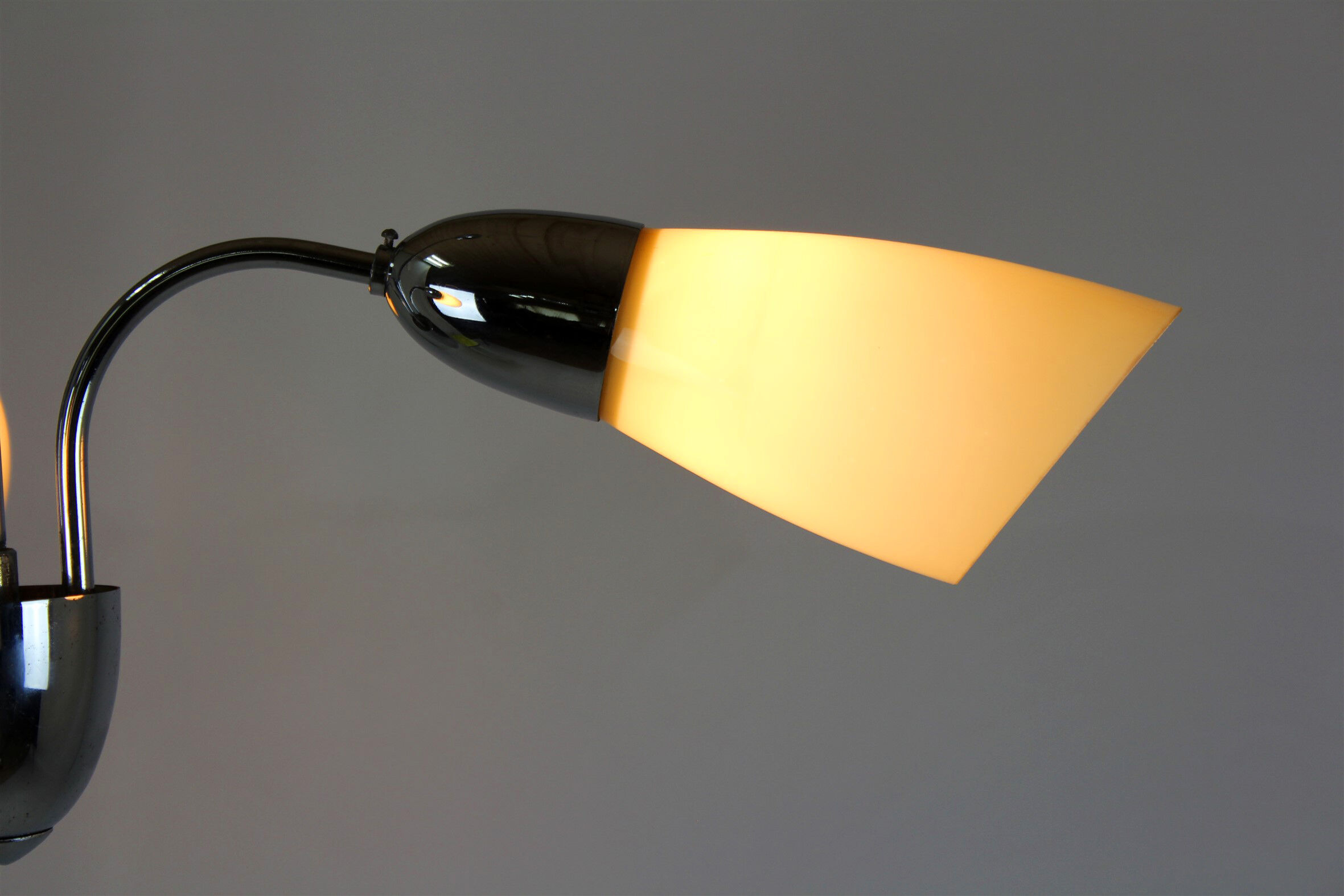 Vintage Chrome Three-Armed Ceiling Lamp from Instala Decin, 1950s