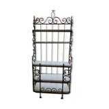 Wrought iron baker's grid.