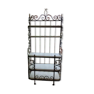 Wrought iron baker's grid.