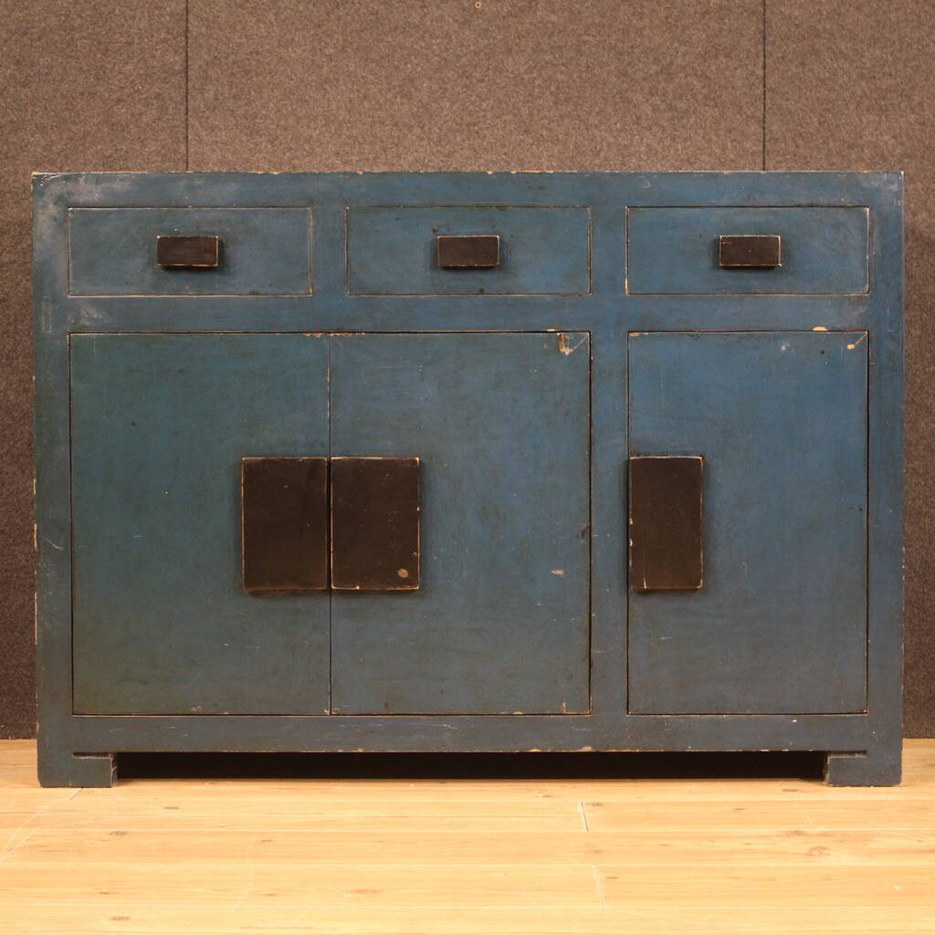 Chinese sideboard in lacquered exotic wood from the 20th century