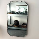 Art Deco beveled mirror