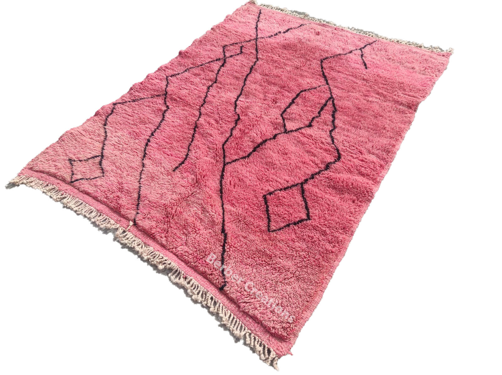 Carpet berber pink 121x182 cm