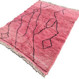 Tapis berber rose 121x182 cm