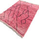 Carpet berber pink 121x182 cm