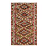 Turkish Handmade Vintage Anatolian Kilim 178 cm x 286 cm