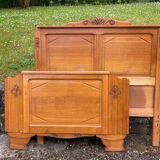 Lot of art deco style headboards and footboards