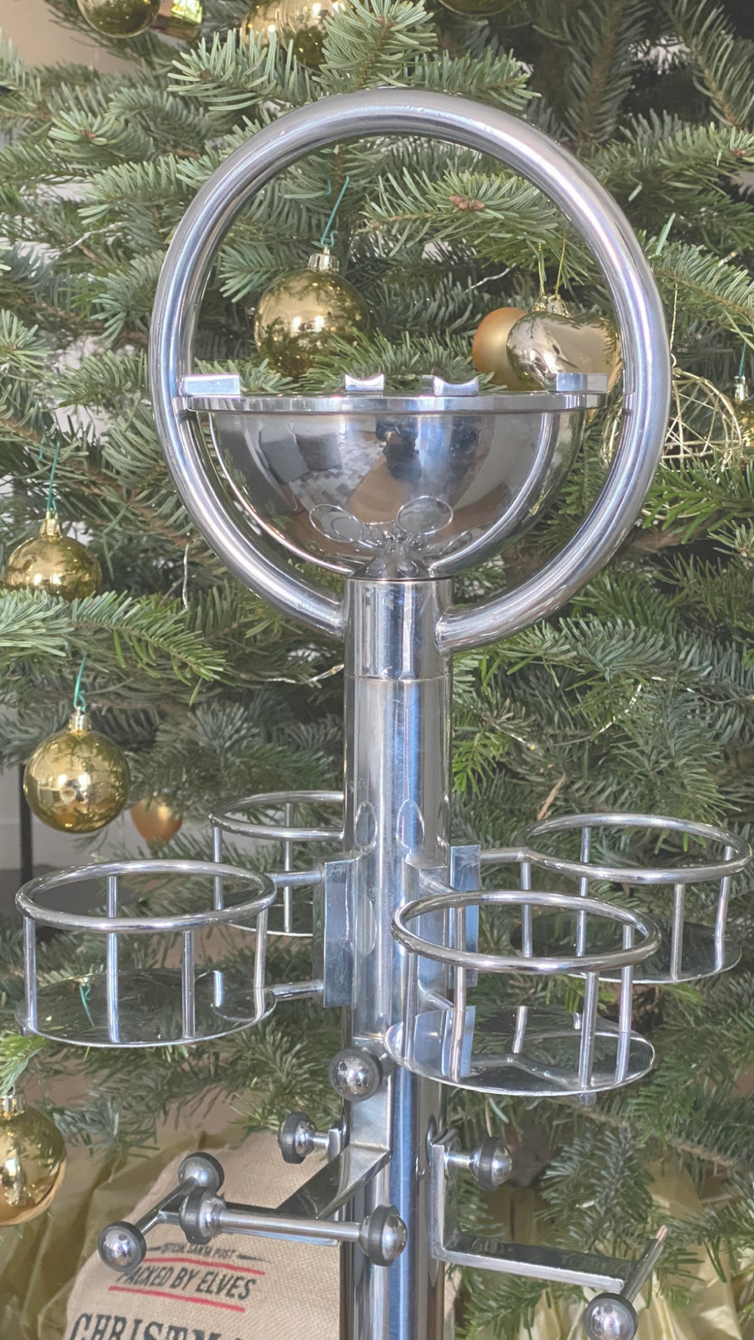 Vintage art deco bottle holder