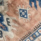 Vintage Turkish carpet Kars Anatolia handmade 224x324 cm