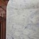 Bistro table marble top, 120×60cms