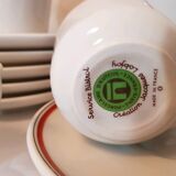 Chocolate bar porcelain of Auteuil service 70s