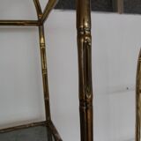 Brass imitation bamboo store display stand