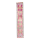 Tapis de couloir Oushak multicolore doux, 75 x 397 cm