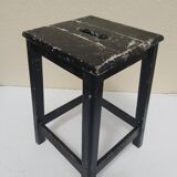 Pair stool painted wood workshop