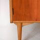 Vintage bookcase with pull-out shelf