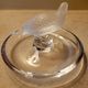 Baguier coupelle en cristal Lalique