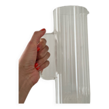 Worked glass carafe