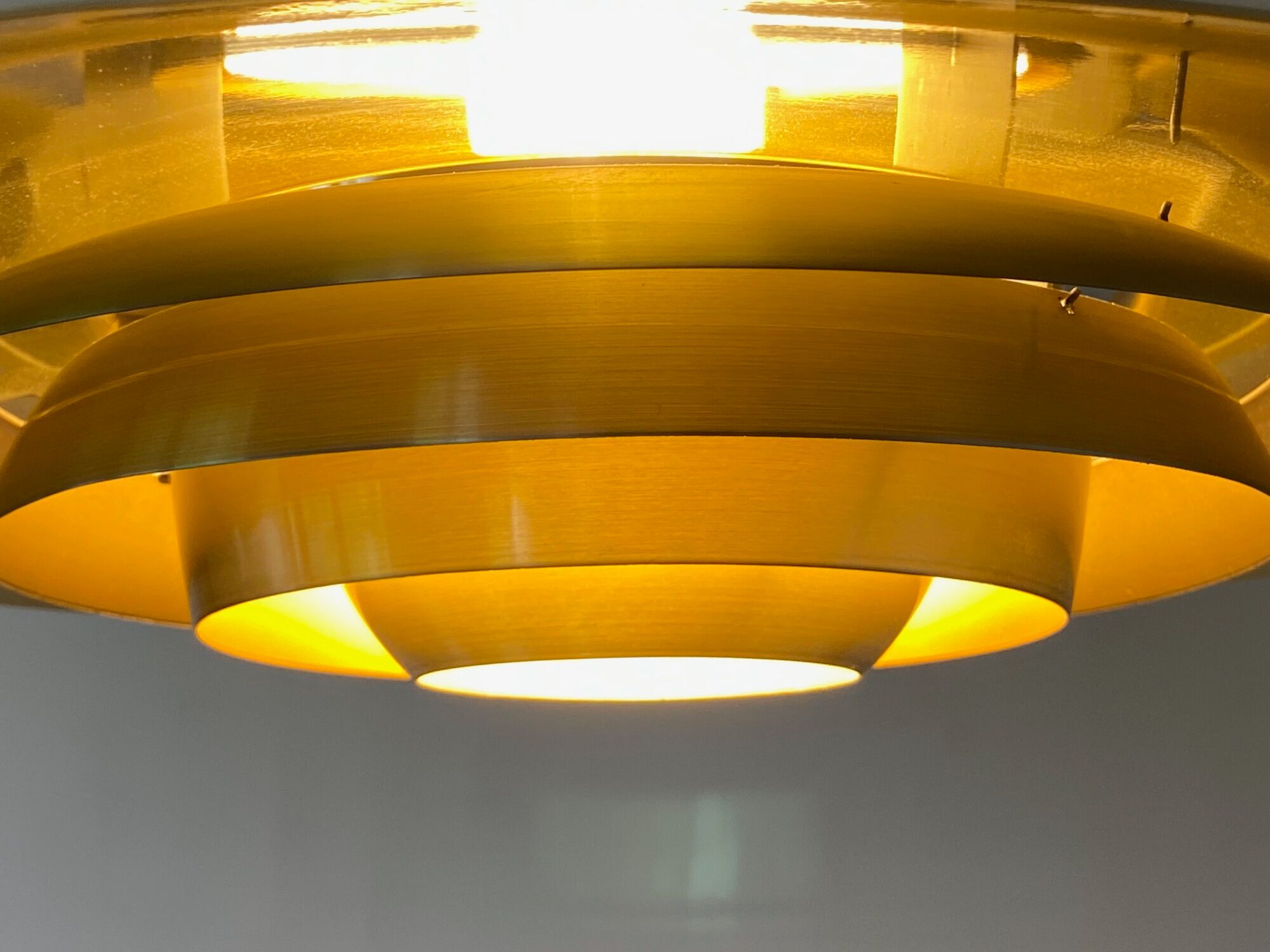Brass Preben Fabricius & Jørgen Kastholm Pendant Lamp by Nordisk Solar Denmark