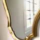 Miroir baroque cadre bois doré 52x74cm