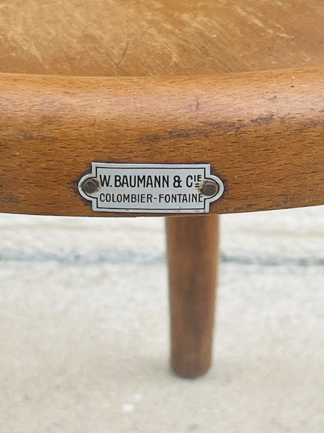 Meuble de toilette barbier Baumann