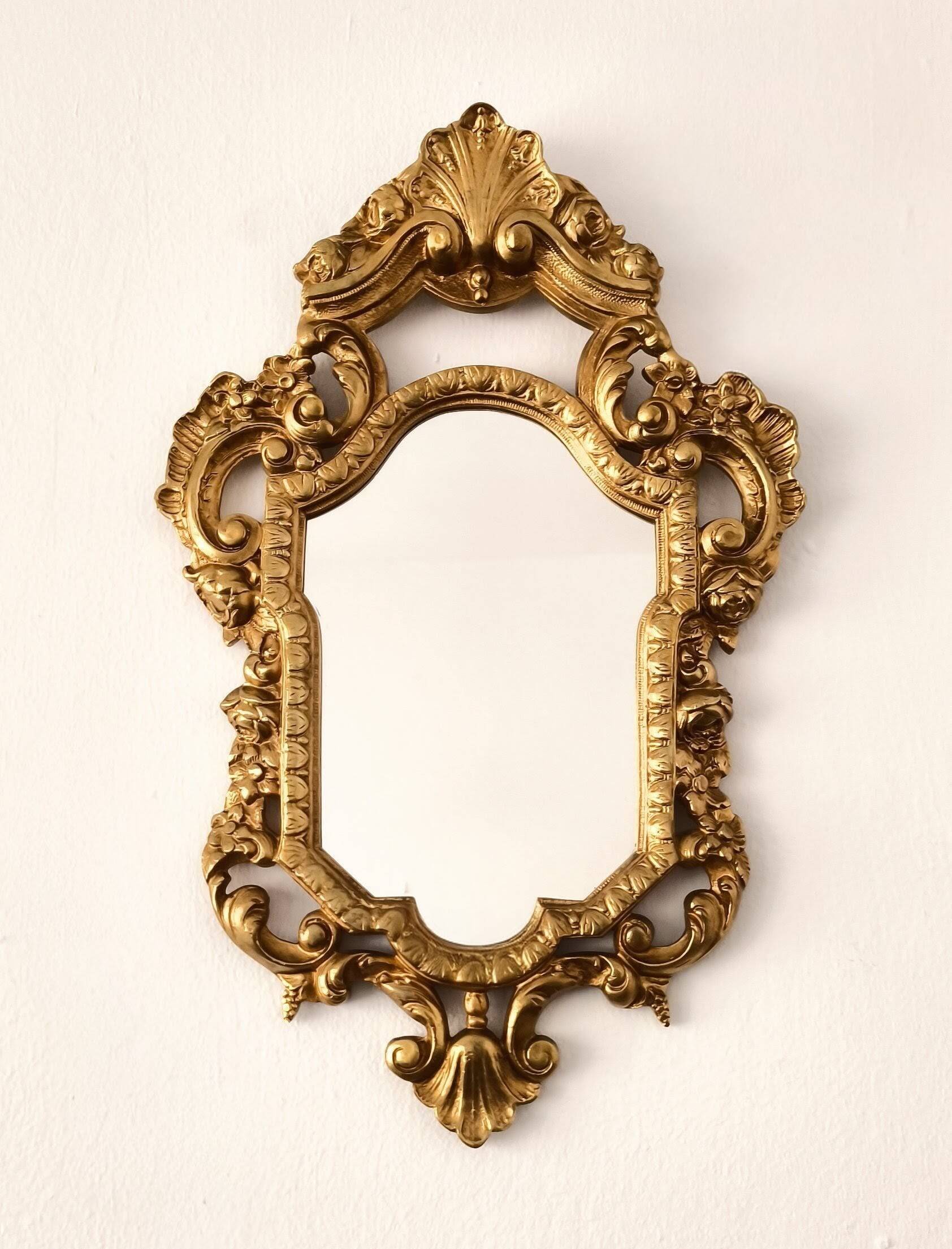 Bronze mirror in Louis XV style