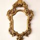 Bronze mirror in Louis XV style
