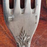 Christofle, Paris: Set of 12 Empire style table forks