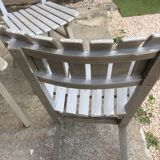 Lot de 4 chaises de jardin vintage