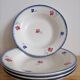 Set of 4 plates Digoin Sarreguemines