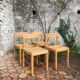 Set of 4 Scandinavian style chairs